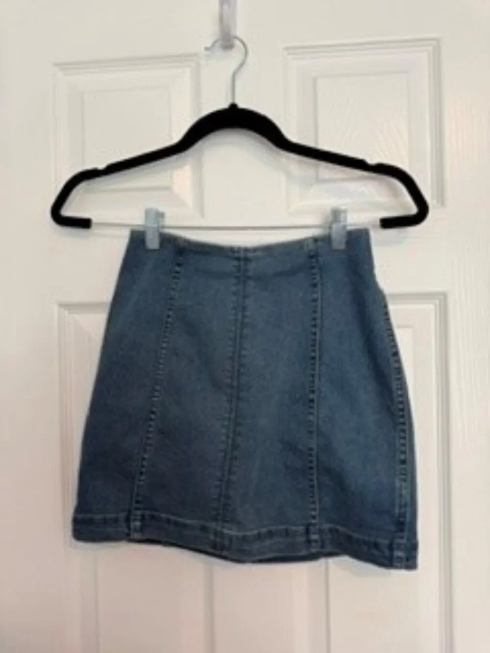 Free People Jean Skirt